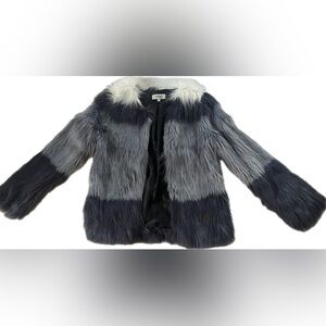 Charlotte Russe Multicolor Faux Fur Teddy Jacket